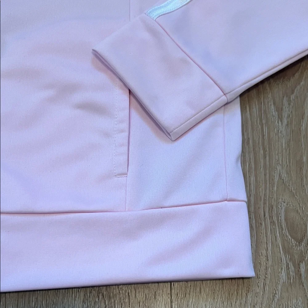 Adidas Light Pink Zip-Up Jacket 6X Girls